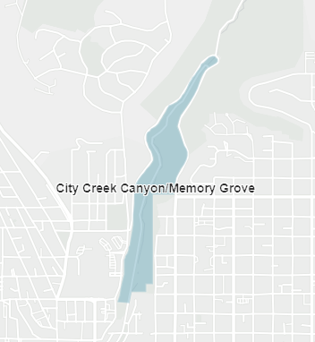 City Creek Canyon Neighborhood Map View