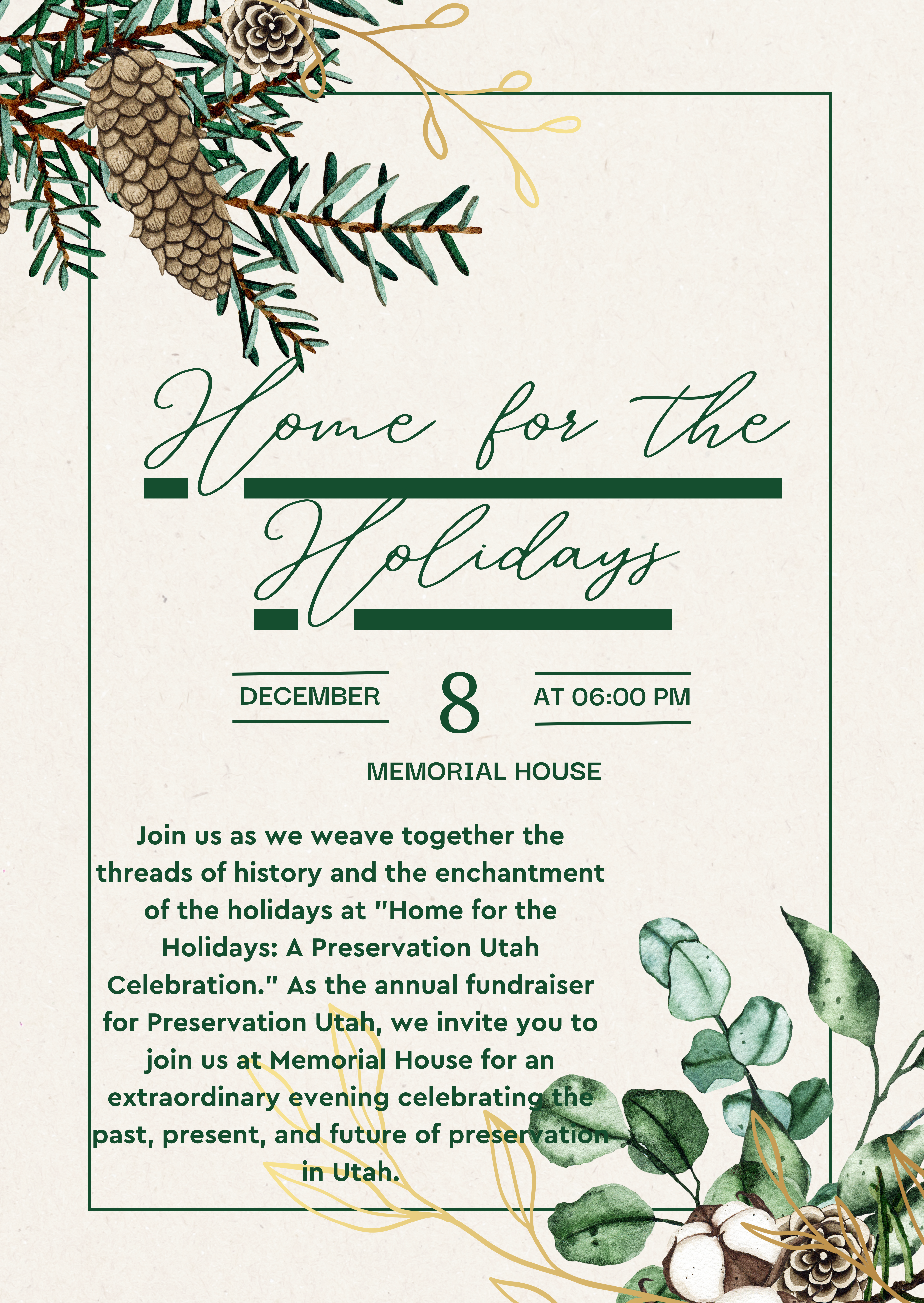 You are invited to Home for the Holidays